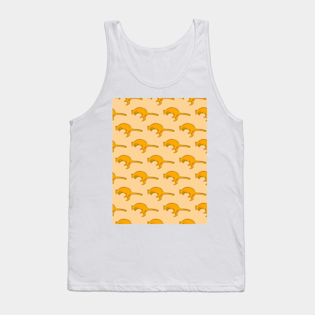 Cute Cats Pattern Tank Top by DrawingEggen